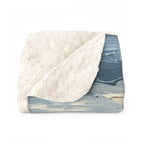 Acrylic Gallery Print Poodle - Coastal Cliffside | Sherpa Fleece Blanket — view 7 of 9