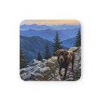 Acrylic Labrador Retriever - Mountain Overlook | Cork Back Coaster
