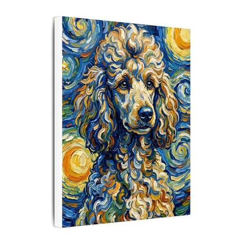 Gallery-wrapped canvas side profile showing the 0.75 inch depth
