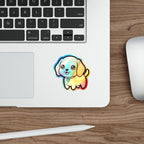 Chibi Beagle Holo Sticker | Tritan