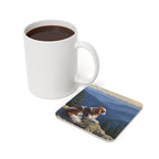 Acrylic Cavalier King Charles Spaniel - Mountain Overlook | Cork Back Coaster