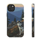 Acrylic Siberian Husky - Mountain Overlook | Tough Phone Case