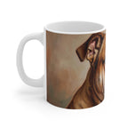 English Bulldog Oil Portrait Ceramic Mug 11oz | Premium Dog Art | Tritan