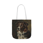 Border Collie Tote Bag | Painterly Dog Art Canvas Tote | Border Collie Mom Gift | Dog Lover Market Bag | Pet Portrait Accessory