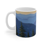 Acrylic Yorkshire Terrier - Mountain Overlook | Ceramic Mug 11oz