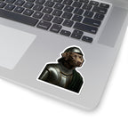 Labrador Retriever Medieval Knight Portrait Sticker, Dog Portrait Vinyl Decal, Kiss-Cut Sticker, Labrador Retriever Lover Gift