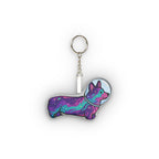 Cosmic Corgi Plush Keychain | Tritan