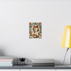 Shiba Inu Comic Book Canvas - Dynamic Pop Art with Halftone Dots, Bold Lines, and Retro Action Dog Wall Decor