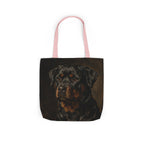 Rottweiler Tote Bag | Painterly Dog Art Canvas Tote | Rottie Mom Gift | Dog Lover Market Bag | Pet Portrait Accessory