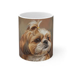 Shih Tzu Oil Portrait Ceramic Mug 11oz | Premium Dog Art | Tritan