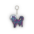 Cosmic Siberian Husky Plush Keychain | Tritan