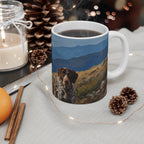 Acrylic German Shorthaired Pointer - Mountain Overlook | Ceramic Mug 11oz