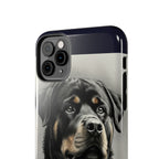 Charcoal Rottweiler Rottweiler Tough Phone Case - Rottweiler pride — gentle giants deserve great art — view 41 of 103
