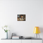 Shih Tzu Art Print, Dog Wall Art Canvas, Pet Lover Gift, Acrylic Painting Style, Stretched Canvas Decor, Dog Mom Present