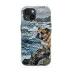 Acrylic Gallery Print English Bulldog - Coastal Cliffside | Tough Phone Case — view 5 of 28