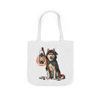 Husky Halloween Tote Bag | Reaper Dog Canvas Tote | Tritan