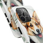 Corgi Watercolor Botanical Wreath Phone Case | Premium Dog Prints | Tritan — view 17 of 28