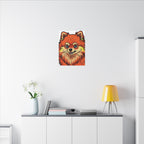 Comic Book Pomeranian Canvas — Bold Dog Wall Art