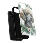 Poodle Watercolor Botanical Wreath Phone Case | Premium Dog Prints | Tritan — view 22 of 28