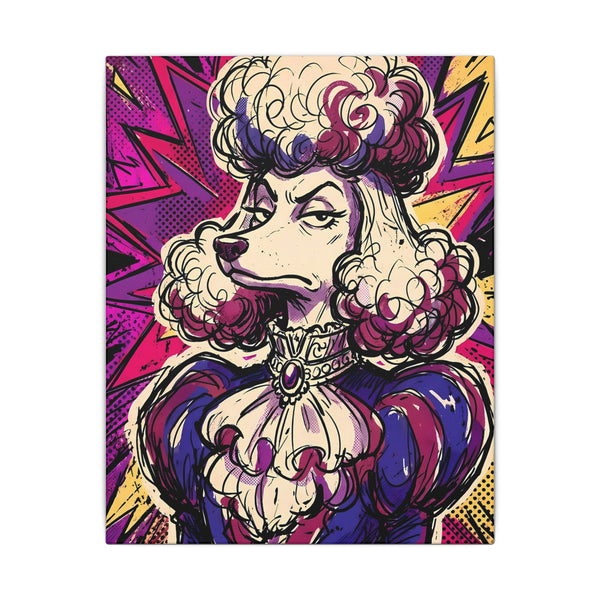 The Aristocrat Standard Poodle - V6 Extreme Comic Edition Canvas