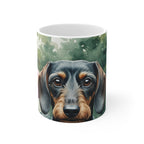 Dachshund Watercolor Garden Peek Coffee Mug | Premium Dog Prints | Tritan — primary view