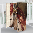 Yorkshire Terrier Kings & Queens Royal Portrait Regal Throw Blanket | Premium Dog Art | Tritan