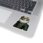 Shih Tzu Renaissance Royal Portrait Sticker, Dog Portrait Vinyl Decal, Kiss-Cut Sticker, Shih Tzu Lover Gift