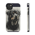 Charcoal Rottweiler Rottweiler Tough Phone Case - Rottweiler pride — gentle giants deserve great art — view 15 of 103