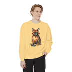 French Bulldog Halloween Sweatshirt | Devil Dog Comfort Colors Sweatshirt Gift