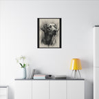 Labrador Retriever Charcoal Portrait Canvas Print | Dog Lover Gift | Pet Wall Art | Lab Decor