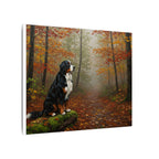 Bernese Mountain Dog Wall Art | Stretched Canvas Print | Dog Lover Gift | Pet Portrait | Acrylic Painting Style Decor