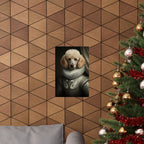 Poodle Renaissance Royal Portrait Matte Poster, Regal Dog Art Print, Poodle Lover Gift, Wall Art