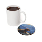 Acrylic Dachshund - Mountain Overlook | Cork Back Coaster