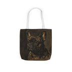 French Bulldog Tote Bag | Painterly Dog Art Canvas Tote | Frenchie Mom Gift | Dog Lover Market Bag | Pet Portrait Accessory