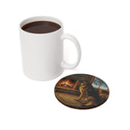Acrylic German Shepherd - Winter Hearth | Cork Back Coaster