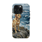 Acrylic Gallery Print Labrador Retriever - Coastal Cliffside | Tough Phone Case — view 6 of 28
