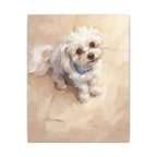 Maltese — Painted Portrait Canvas (Style A)