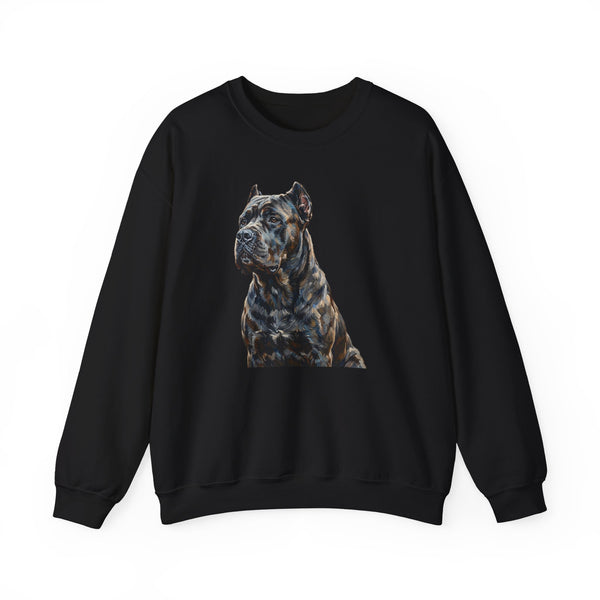 Cane Corso Sweatshirt | Painterly Dog Art Crewneck | Cane Corso Mom Gift | Cozy Pullover for Dog Lovers | Pet Portrait Apparel