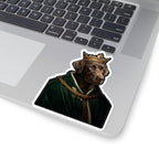 Labrador Retriever Kings & Queens Royal Portrait Sticker, Dog Portrait Vinyl Decal, Kiss-Cut Sticker, Labrador Retriever Lover Gift