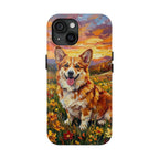 Corgi Acrylic Gallery Print Sunset Prairie Phone Case | Premium Dog Prints | Tritan — view 5 of 24