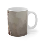 Blue Staffy | Painted Portrait Mug (Front + Back)