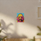 Pop Art Poodle Canvas — Bold Dog Wall Art