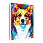 Pop Art Corgi Canvas — Bold Dog Wall Art