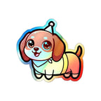 Dachshund Pocket Pack — 3 Art Styles | Sticker + Magnet + Keychain