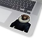 Labrador Retriever Renaissance Royal Portrait Sticker, Dog Portrait Vinyl Decal, Kiss-Cut Sticker, Labrador Retriever Lover Gift