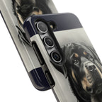 Charcoal Rottweiler Rottweiler Tough Phone Case - Rottweiler pride — gentle giants deserve great art — view 85 of 103