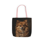 Pomeranian Tote Bag | Painterly Dog Art Canvas Tote | Pom Mom Gift | Dog Lover Market Bag | Pet Portrait Accessory