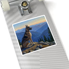 Acrylic Great Dane - Mountain Overlook | Kiss-Cut Stickers