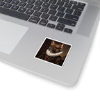 French Bulldog Renaissance Royal Portrait Sticker, Dog Portrait Vinyl Decal, Kiss-Cut Sticker, French Bulldog Lover Gift