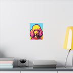 Pop Art Poodle Canvas — Bold Dog Wall Art